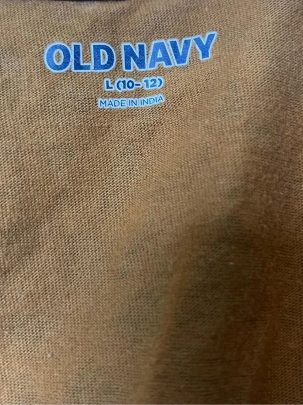 Old Navy Brown Dress with Black Heart Print